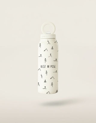 Rest in Pose 💀 Water Bottle